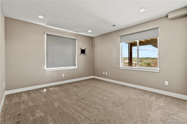 7949 S Elk Way, Aurora, CO 80016 - spare room featuring carpet flooring and recessed lighting