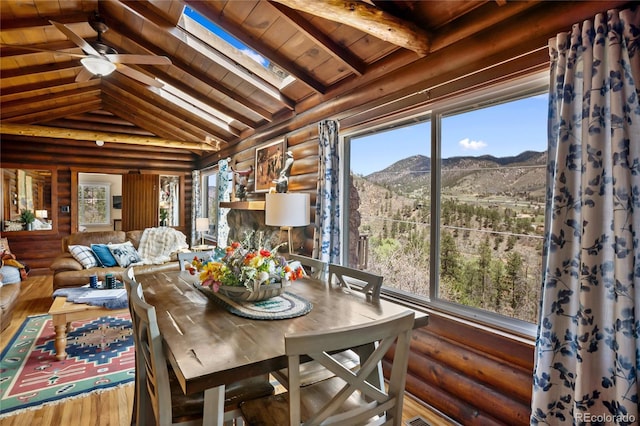 9850 Mohawk Trl, Cascade, CO 80809 - sunroom / solarium with a mountain view