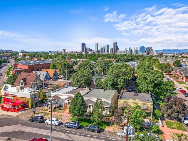 1024 34th St, Denver, CO 80205 - drone / aerial view of skyline