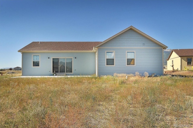 view of back of property