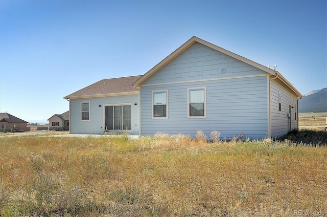 view of back of property