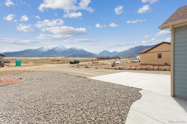 15626 Paintbrush St, Buena Vista, CO 81211 - view of yard with a mountain view and a patio