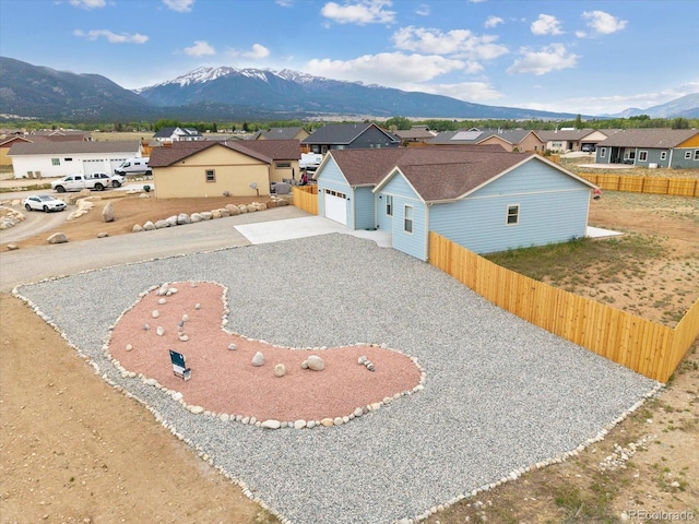 15626 Paintbrush St, Buena Vista, CO 81211 - aerial view of residential area featuring a mountain backdrop