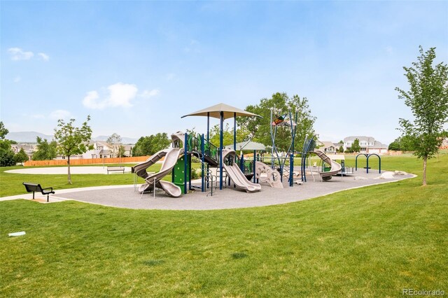 1477 Serene Dr, Erie, CO 80516 - community play area featuring a lawn