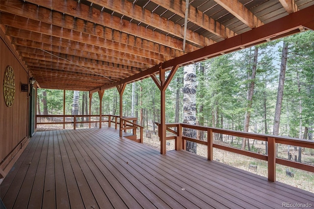 view of deck
