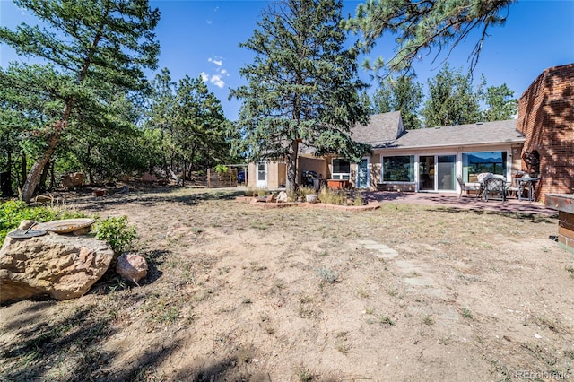 view of yard with a patio