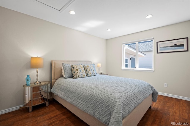 1376 Banner Cir, Erie, CO 80516 - bedroom with wood finished floors and recessed lighting