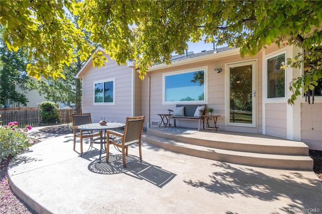 1376 Banner Cir, Erie, CO 80516 - view of patio with a deck and outdoor dining space
