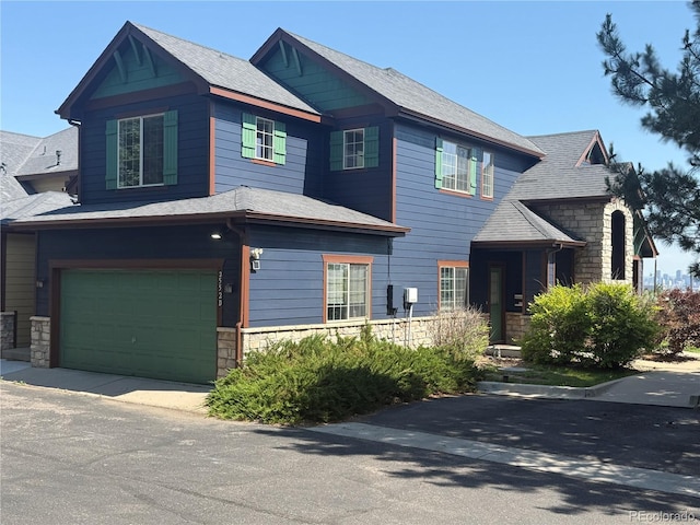 2552 W 82nd Ln Unit C, Westminster, CO 80031 - craftsman-style house with stone siding and an attached garage