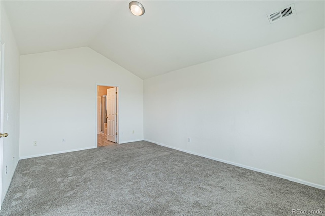 2552 W 82nd Ln Unit C, Westminster, CO 80031 - carpeted empty room with lofted ceiling and baseboards