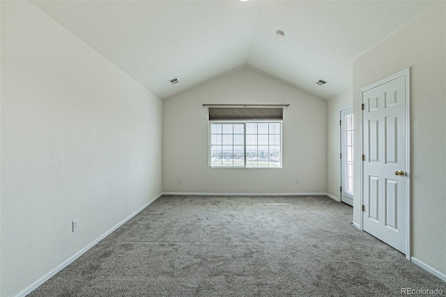 2552 W 82nd Ln Unit C, Westminster, CO 80031 - unfurnished bedroom featuring carpet flooring and vaulted ceiling