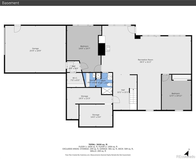 7753 Red Fox Dr, Evergreen, CO 80439 - room layout