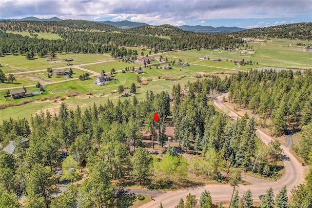 7753 Red Fox Dr, Evergreen, CO 80439 - view of property location with mountains and rural landscape