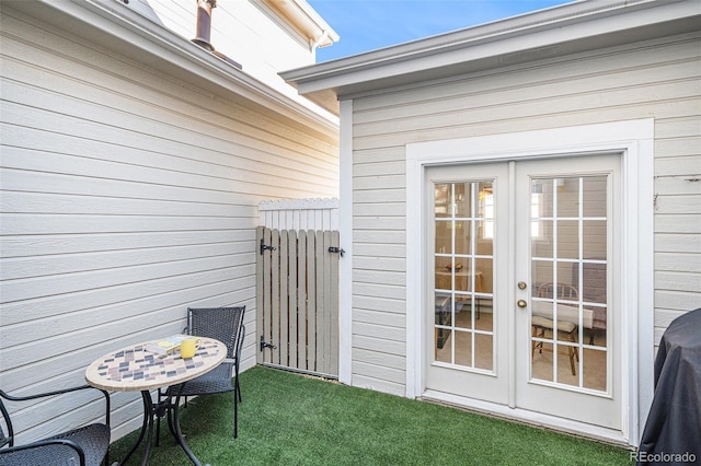 8300 Fairmount Dr Unit M103, Denver, CO 80247 - balcony with french doors