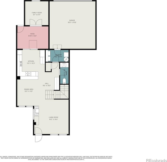 8300 Fairmount Dr Unit M103, Denver, CO 80247 - floor plan / room layout