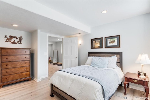 3862 E 127th Ln, Thornton, CO 80241 - bedroom featuring light wood finished floors and recessed lighting
