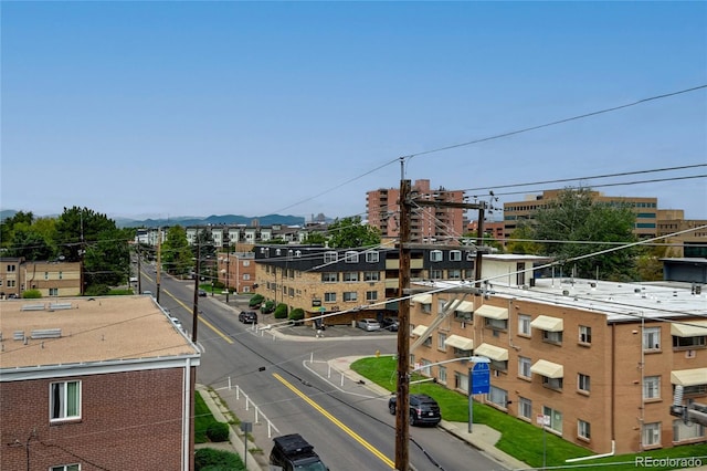 city view featuring a mountain view