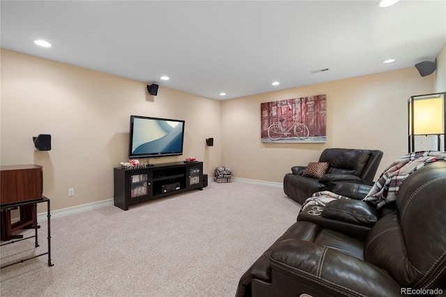 744 Kryptonite Dr, Castle Rock, CO 80108 - carpeted living area featuring recessed lighting