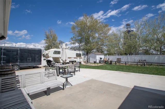 50 S Dickson St, Keenesburg, CO 80643 - view of patio with outdoor dining area