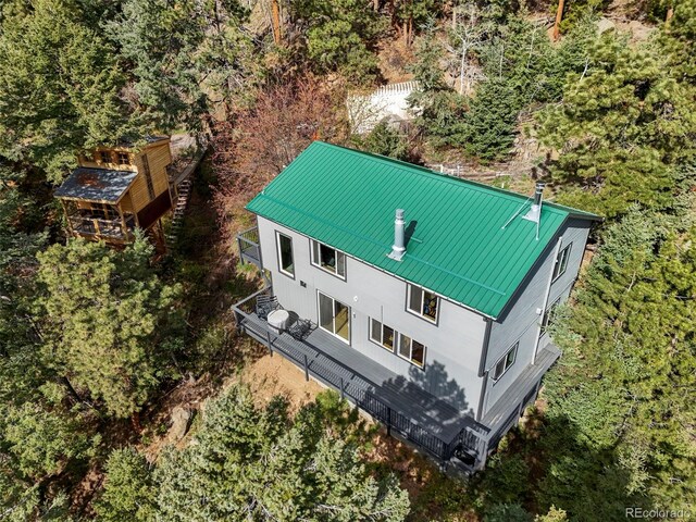 8386 S Davco Dr, Morrison, CO 80465 - view from above of property