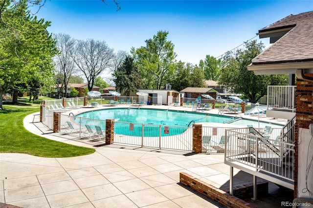 12632 W Virginia Ave, Lakewood, CO 80228 - community pool featuring fence and a patio