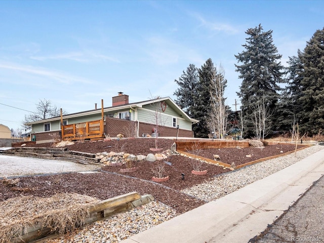 view of ranch-style home