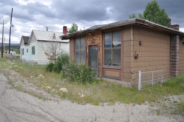 view of property exterior