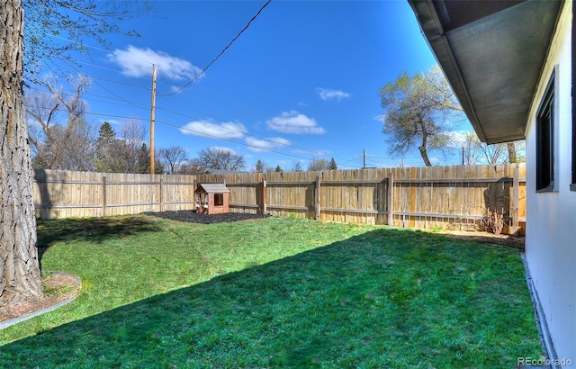 693 E Ave, Limon, CO 80828 - view of yard featuring a fenced backyard