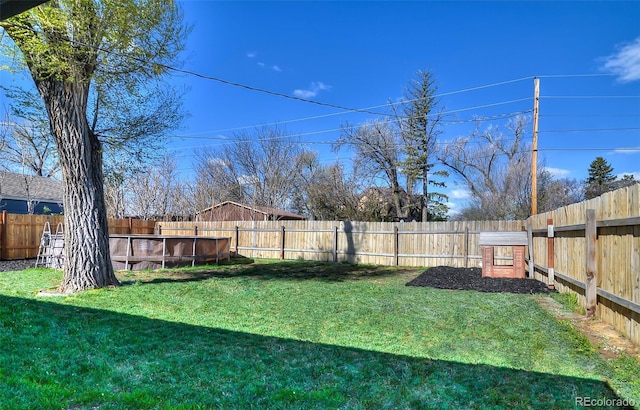 693 E Ave, Limon, CO 80828 - view of yard featuring a fenced backyard