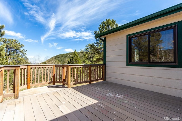116 Schooley Rd, Bailey, CO 80421 - view of wooden deck