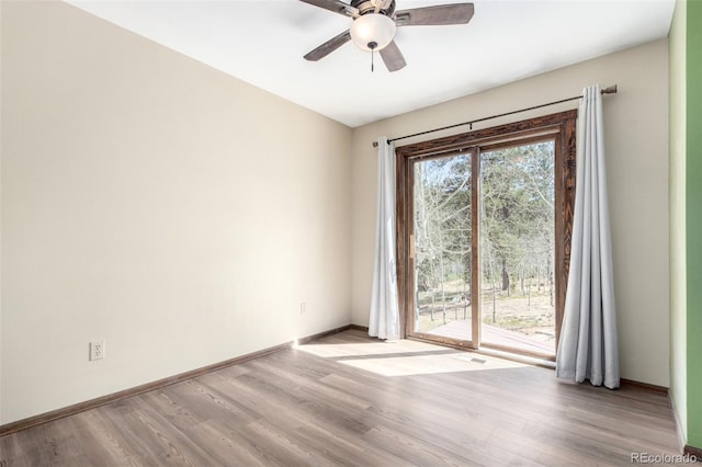 116 Schooley Rd, Bailey, CO 80421 - empty room featuring wood finished floors and ceiling fan