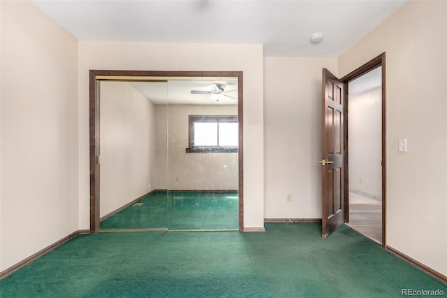 116 Schooley Rd, Bailey, CO 80421 - carpeted spare room featuring baseboards and ceiling fan