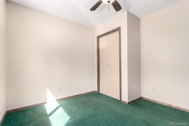 116 Schooley Rd, Bailey, CO 80421 - unfurnished bedroom featuring carpet flooring and ceiling fan