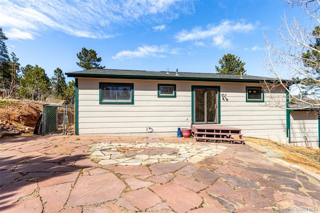 116 Schooley Rd, Bailey, CO 80421 - back of property featuring a patio area
