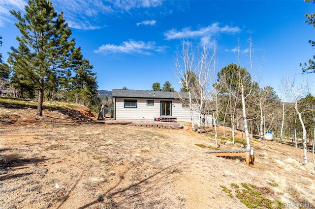 116 Schooley Rd, Bailey, CO 80421 - view of front facade featuring entry steps