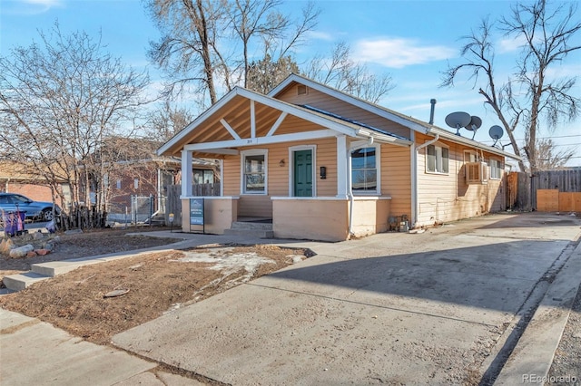 bungalow-style home featuring a porch