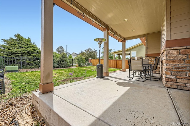 350 N Langdale Ct, Aurora, CO 80018 - view of patio / terrace with outdoor dining area
