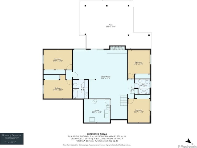 2231 Meadow Green Cir, Franktown, CO 80116 - view of home floor plan