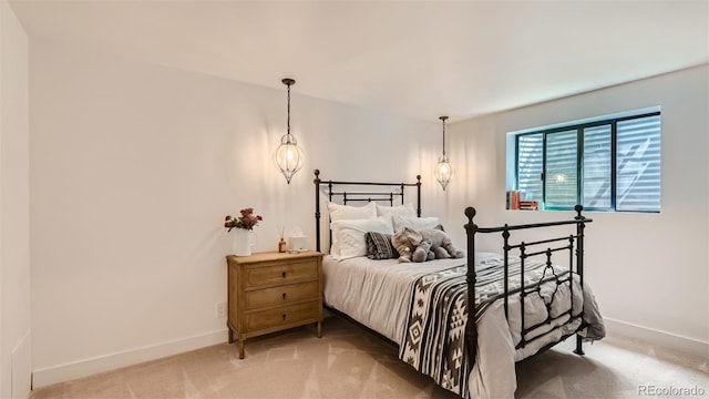 2231 Meadow Green Cir, Franktown, CO 80116 - bedroom featuring light colored carpet