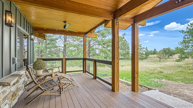 2231 Meadow Green Cir, Franktown, CO 80116 - view of deck