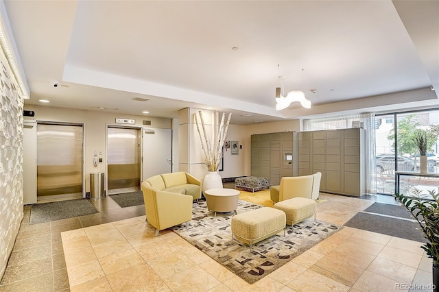 1975 Grant St Unit 501, Denver, CO 80203 - building lobby featuring recessed lighting and a security system