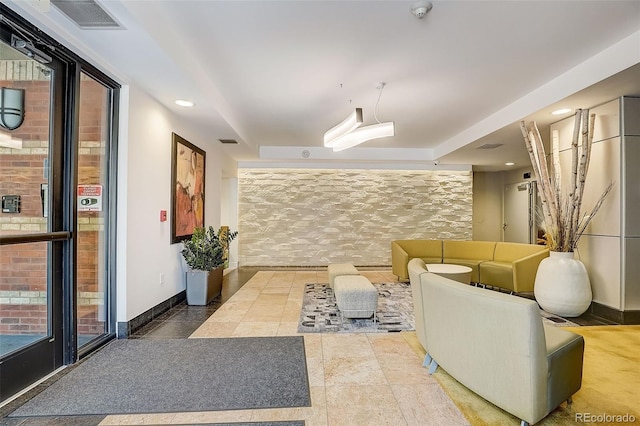 1975 Grant St Unit 501, Denver, CO 80203 - building lobby featuring recessed lighting