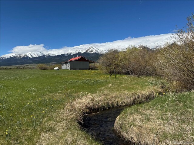 700 County Road 150, Westcliffe, CO 81252 - view of yard featuring a mountain view and a rural view