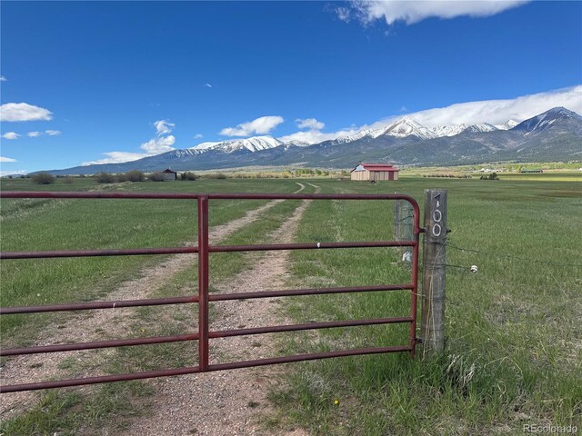700 County Road 150, Westcliffe, CO 81252 - view of mountain background featuring rural landscape and a pastoral area
