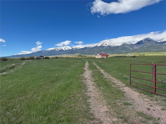 700 County Road 150, Westcliffe, CO 81252 - mountain view with rural landscape and agricultural land