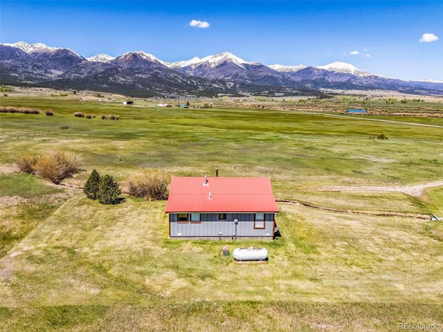 700 County Road 150, Westcliffe, CO 81252 - aerial view of sparsely populated area with mountains