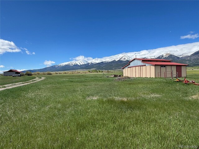 700 County Road 150, Westcliffe, CO 81252 - view of mountain backdrop featuring rural landscape