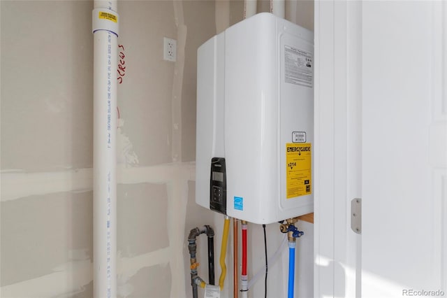 6971 E Lowry Blvd, Denver, CO 80230 - detailed view of tankless water heater