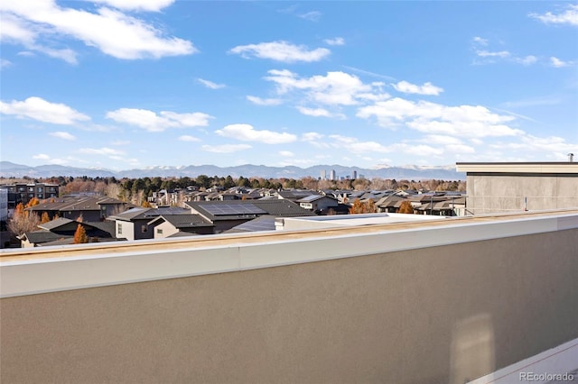6971 E Lowry Blvd, Denver, CO 80230 - balcony with a residential view and a mountain view