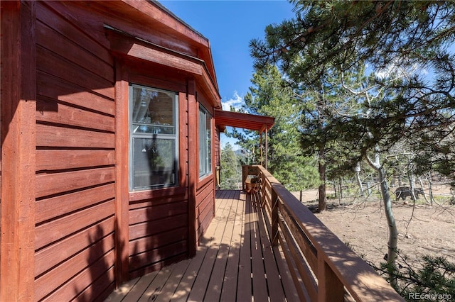 51 Schooley Rd, Bailey, CO 80421 - view of wooden deck